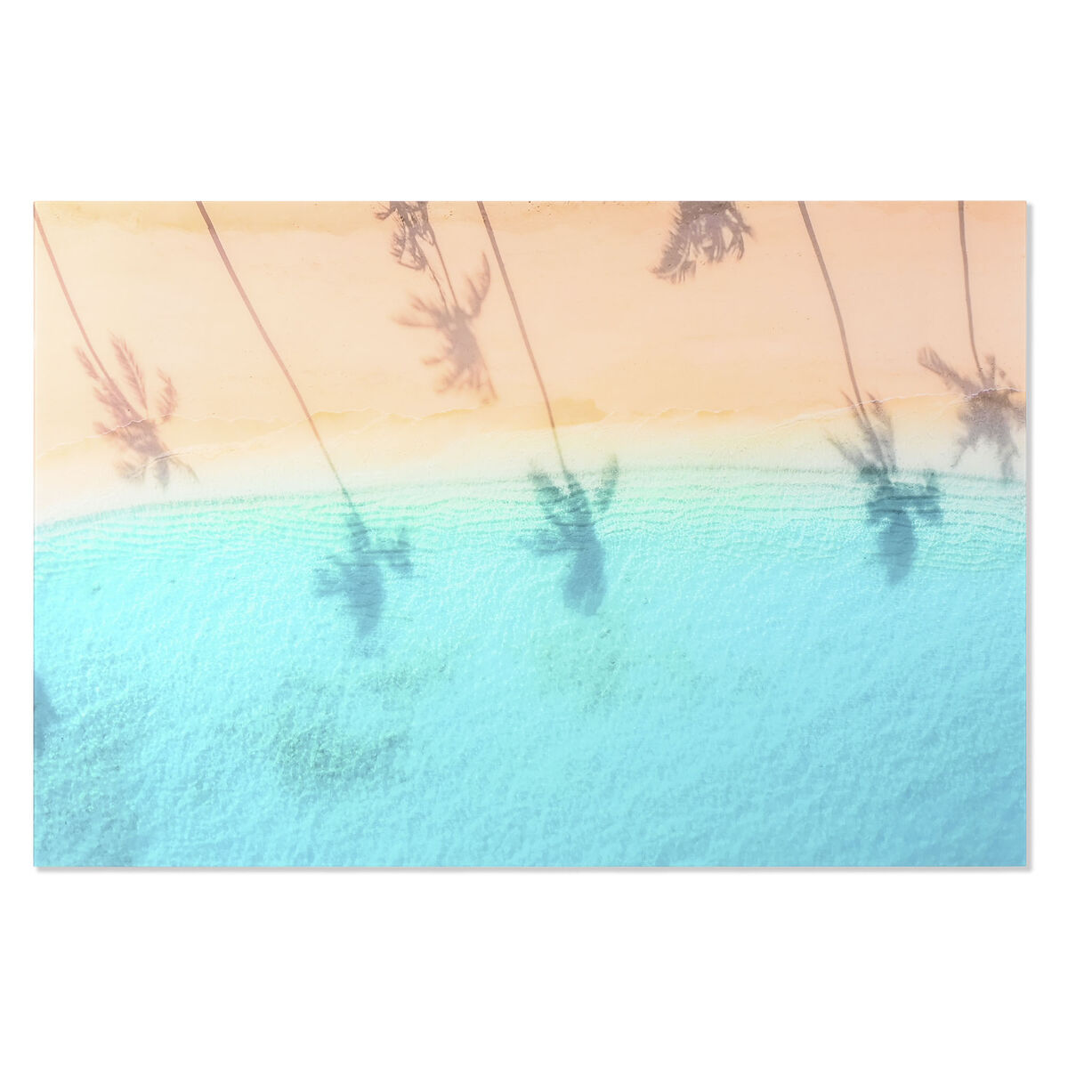 Painting Home ESPRIT Blue Beige Printed 150 x 0,4 x 100 cm