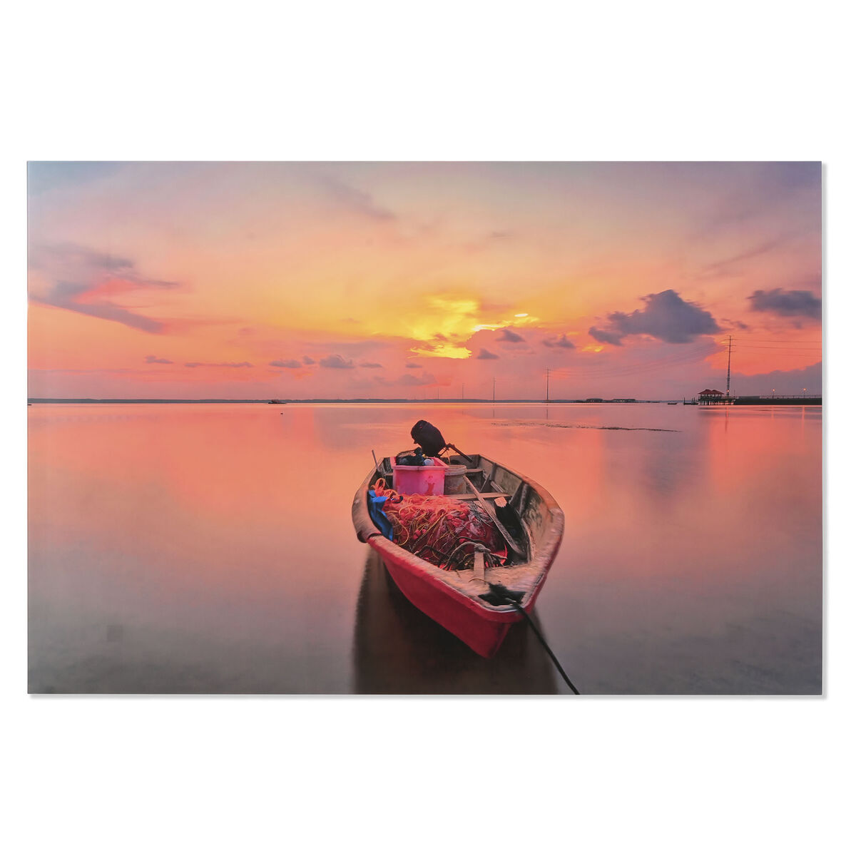 Painting Home ESPRIT Printed 150 x 0,4 x 100 cm