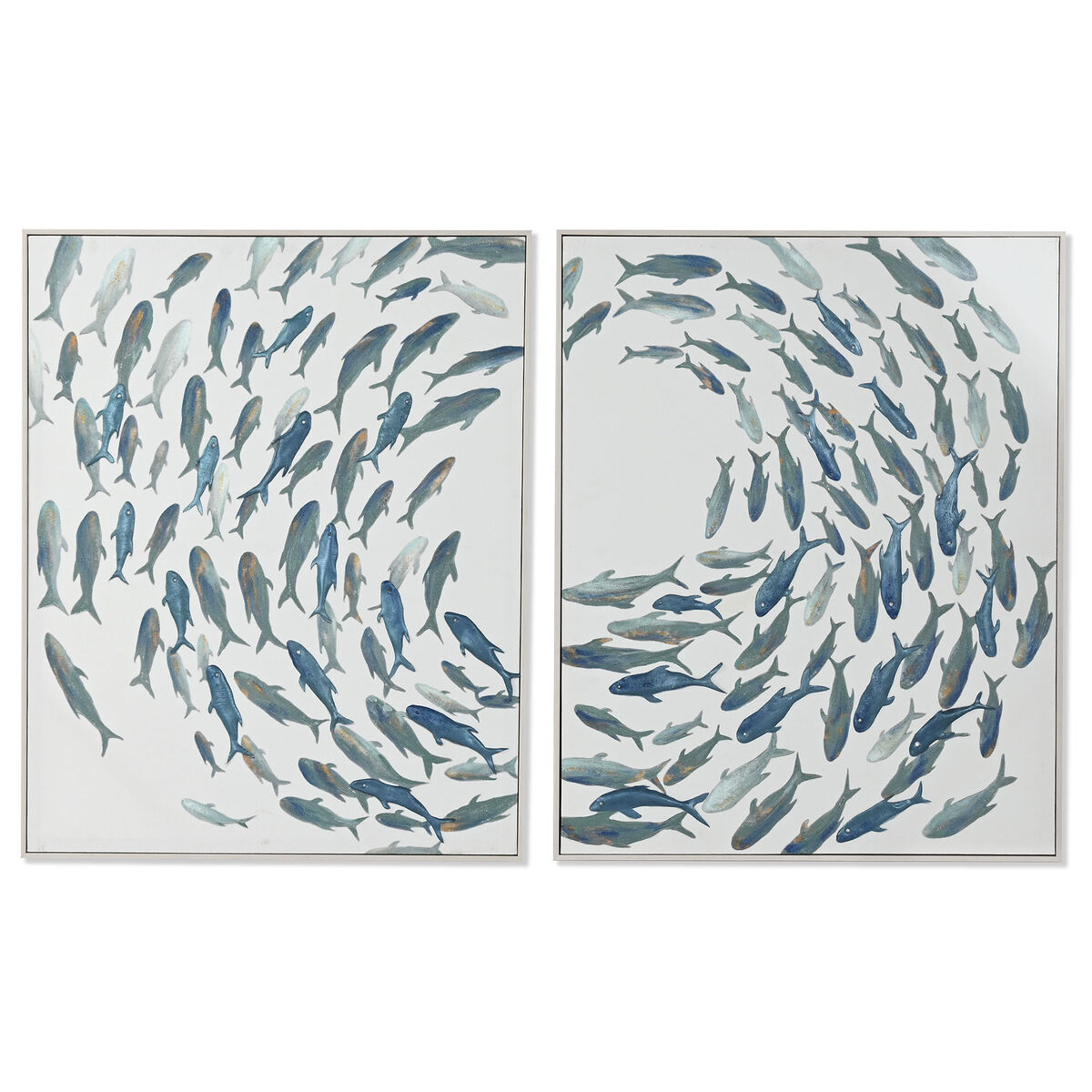 Canvas Home ESPRIT polystyrene Canvas 82,5 x 4 x 102,5 cm