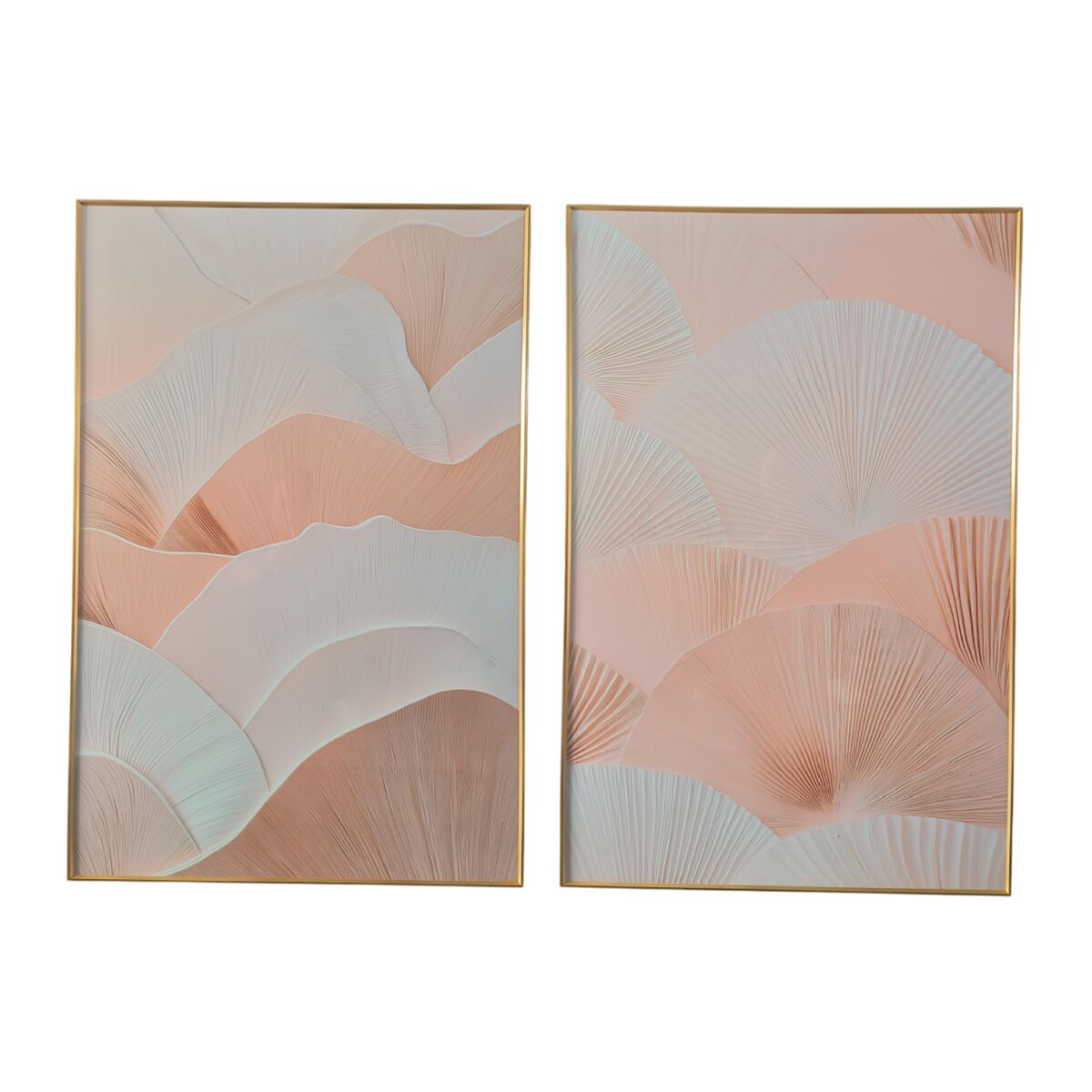 Painting Home ESPRIT White Beige Modern Scandinavian 80 x 3,5 x 120 cm (2 Units)