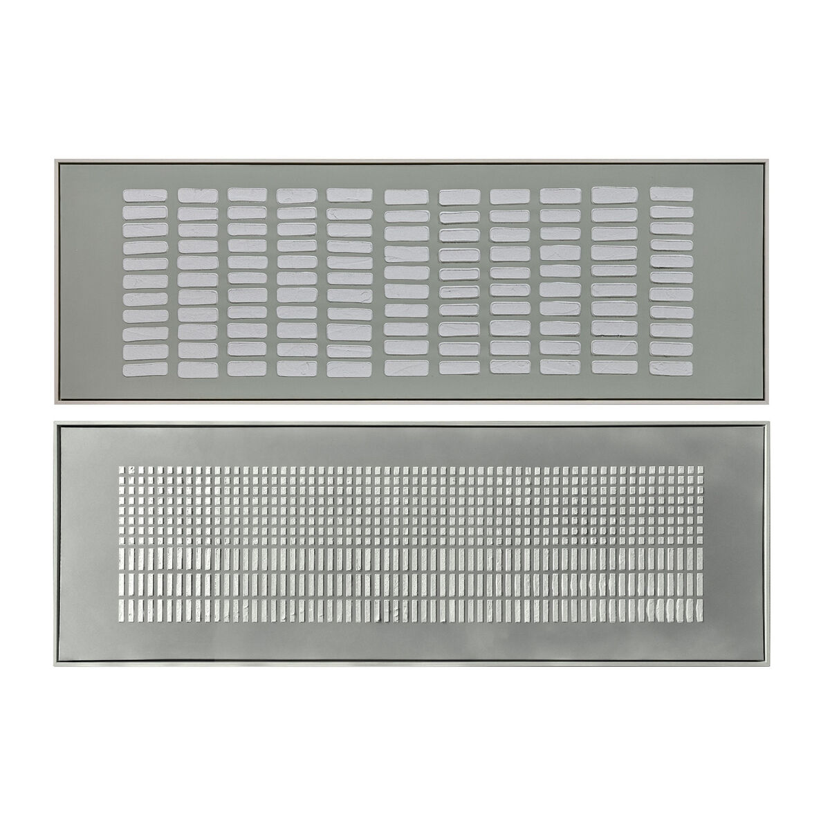 Painting Home ESPRIT White Green Modern Urban 183 X 4 X 63 CM (2 Units)