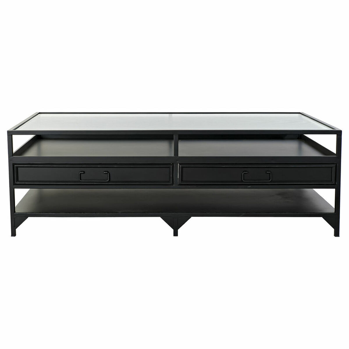 Centre Table DKD Home Decor Metal Crystal (120 x 60 x 40 cm)