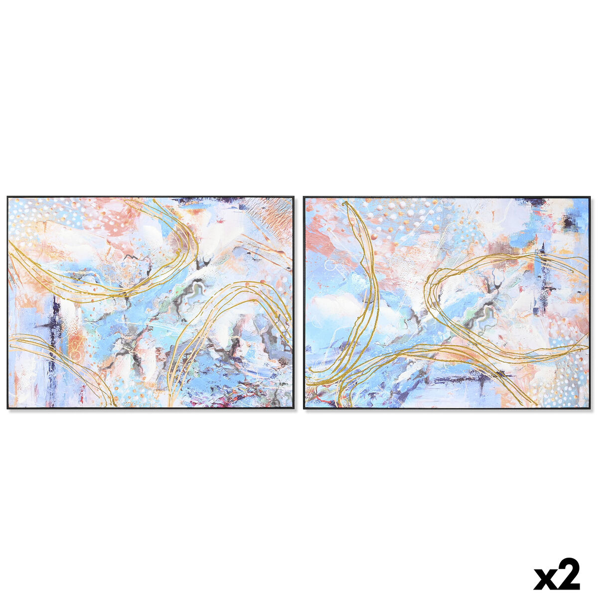 Canvas DKD Home Decor polystyrene Canvas 122 x 4,5 x 92 cm