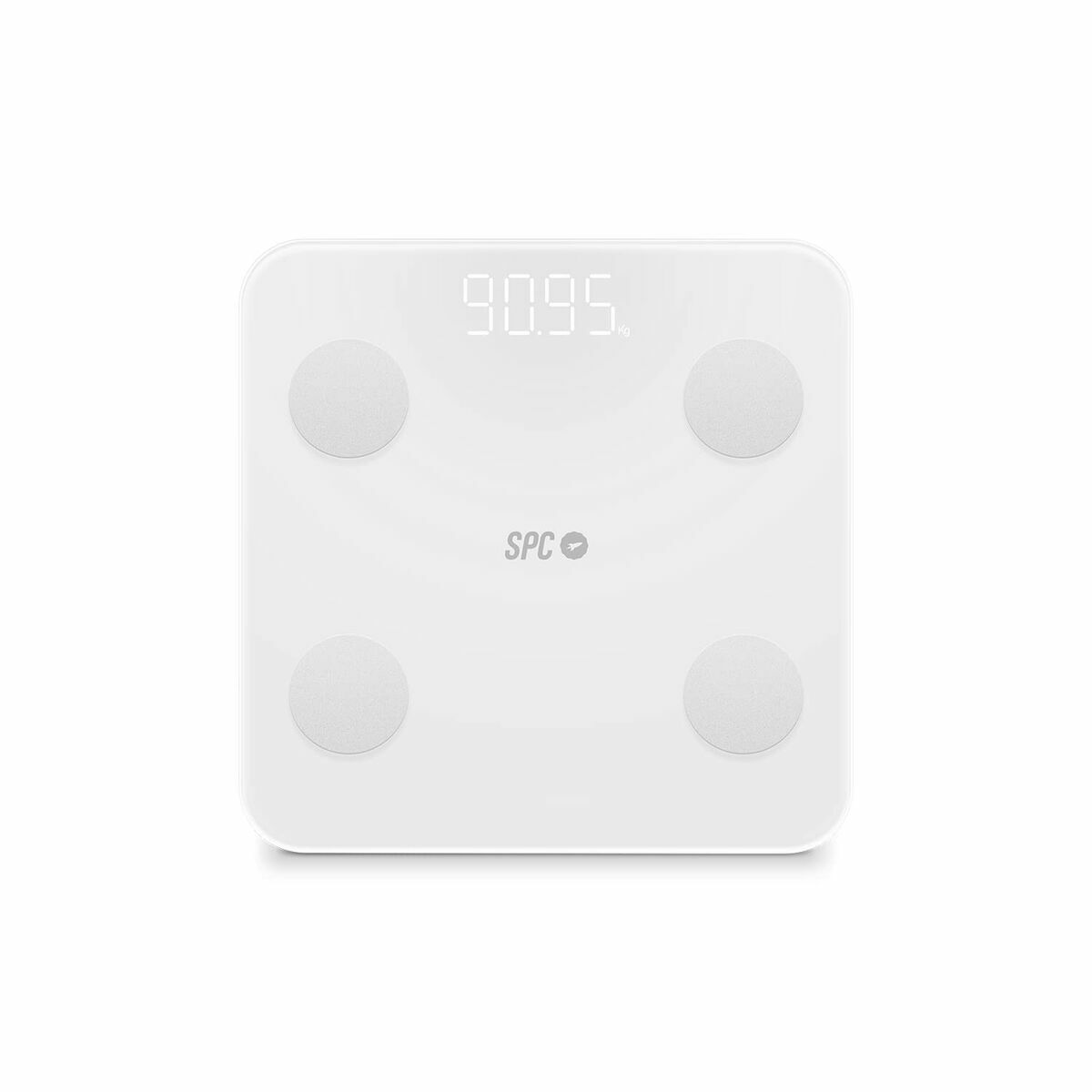 Digital Bathroom Scales SPC ATENEA FIT 3 White Tempered Glass 180 kg 150 kg 1,5 Kg